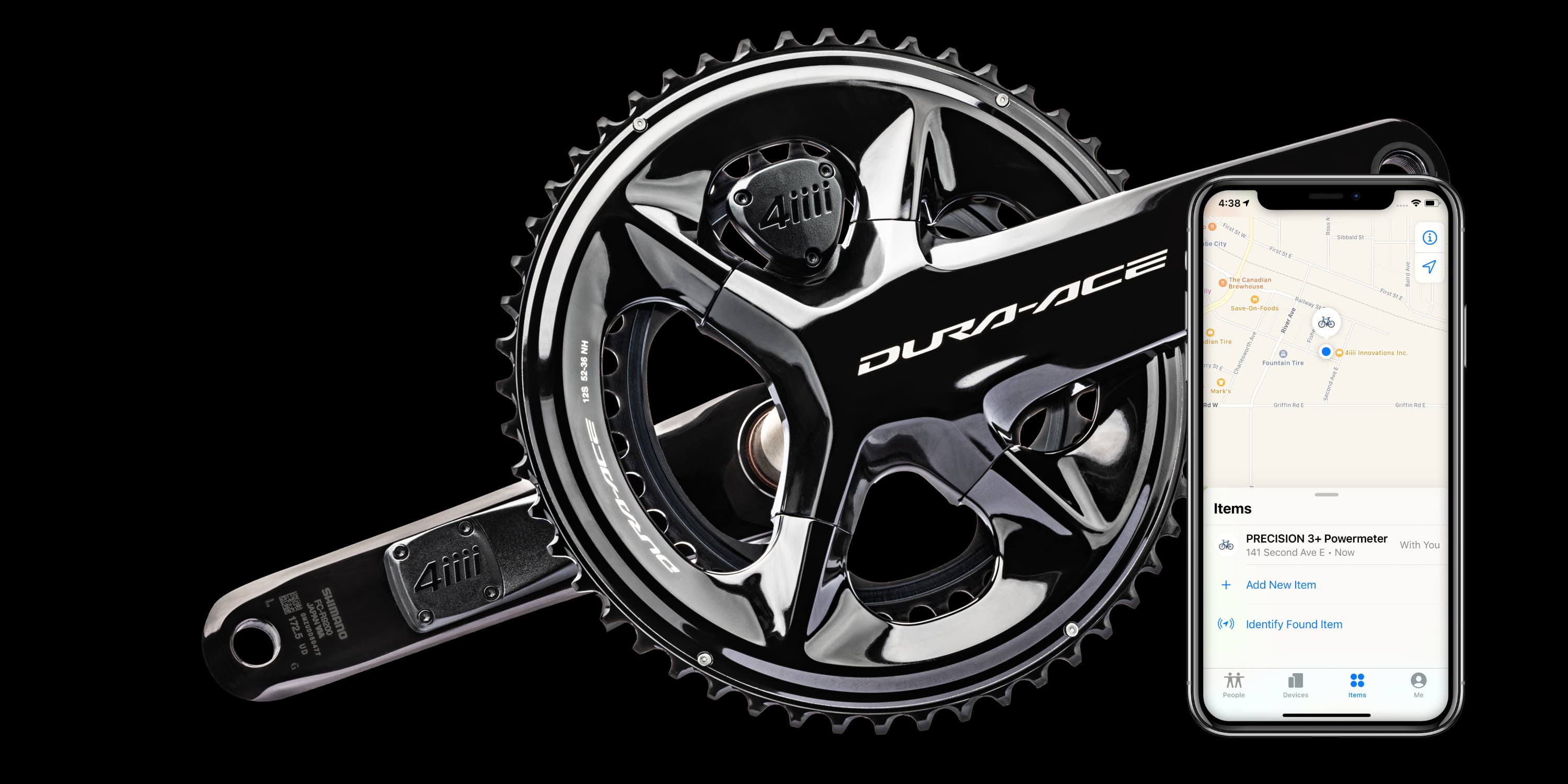 4iiii Precision 3+ Pro dual-sided crank power meter